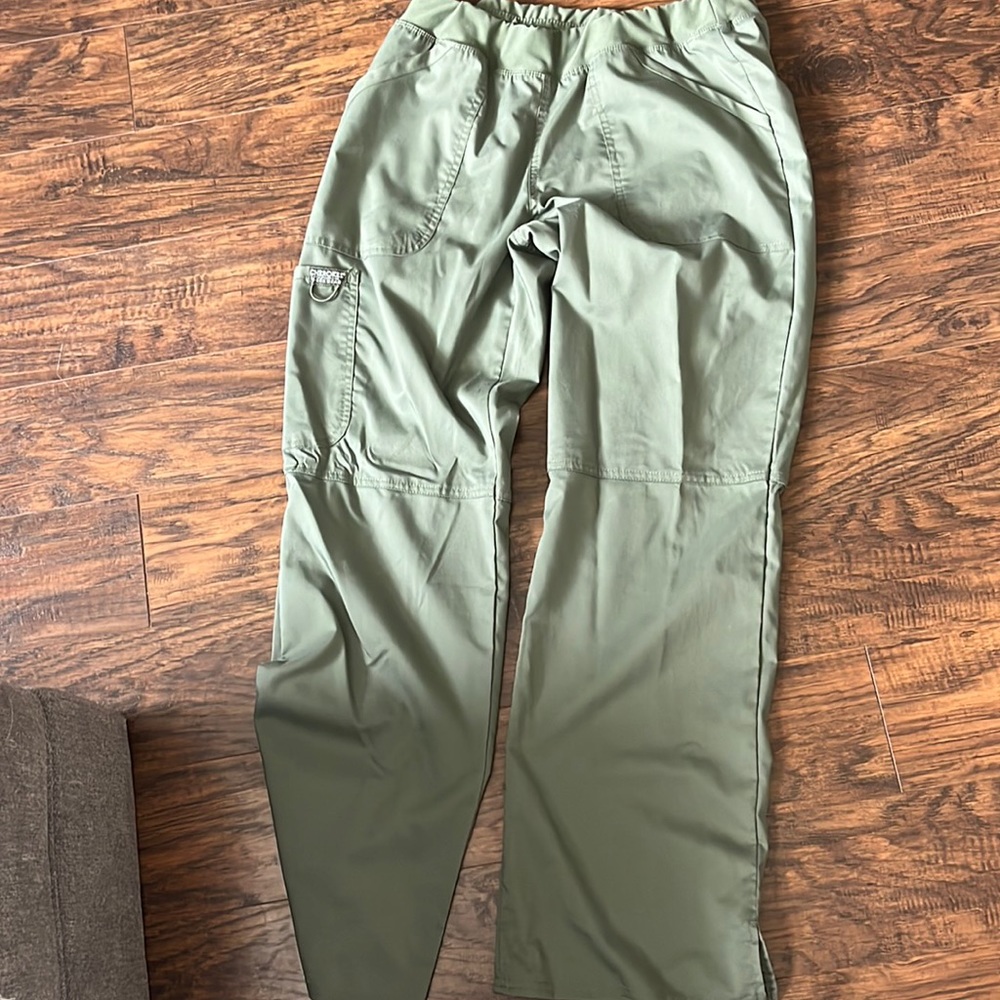 Cherokee Workwear Green Scrub Pants